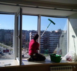 Мытье окон в однокомнатной квартире Борисовка